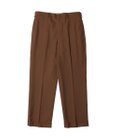 J.PRESS MEN 【J.PRESS ORIGINALS】Magic Cuba Wool Cotton Hopsack New Piped Stem Slacks