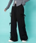 WEGO サイドリボンスウェットパンツ