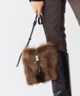 23区 【CLASSY.1月号掲載】VIOLAd'ORO FITCH ファー ショルダー バッグ