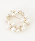 ANY パールサークルブローチ