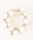 ANY SIS サークルパール調 ブローチ