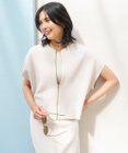 UNFILO 【接触冷感/UVカット】スゴ機能美ニット スリーブレスブルゾン