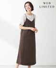 J.PRESS LADIES S 【WEB限定】サイロドライギャバ2wayストレッチ キャミワンピース