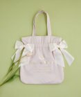 Maison de FLEUR ダブルリボンギャザートートバッグ