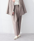 CRAFT STANDARD BOUTIQUE ＜セレモニー＞フロントタックカーブパンツ