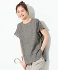 ANY 【洗える】ライトリネンクロスフレアスリーブ ブラウス