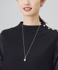 J.PRESS LADIES リングデザインパール ネックレス