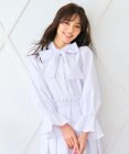 Feroux 【キレイ見えセットアップ対応】リボンタイ ブラウス