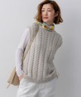 23区 L ケーブル ニットベスト