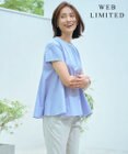 J.PRESS LADIES 【WEB限定・洗える】ストライプジャージー フレア カットソー