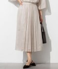 23区 S 【洗える】ソフトシアーフィルム タック スカート