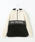 PW CIRCULUS 【WOMEN】【撥水/防風】ボア ハーフジップ フーデッド プルオーバー