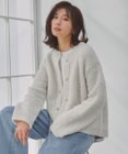 UNFILO L 【STORY×UNFILO】シャギーニット カーディガン