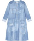 tsumori chisato SLEEP ワンピース　ロング袖　デニムプリント　/ワコール　ULQ130