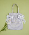Maison de FLEUR ダブルリボンギャザートートバッグ