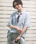 Green Parks 半袖シアーデニムシャツ