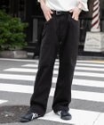 WEGO 【ユニセックス着用ITEM/SMLサイズ展開】デニムストレートパンツ
