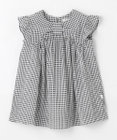 組曲 KIDS 【100㎝】ギンガムサッカー ワンピース