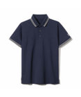 ZERO HALLIBURTON 【吸水速乾・UVケア】 ダブルラインベーシック鹿の子ポロシャツ ZHG-W5S4a 82977