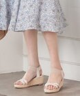 ANY SIS 【美人百花7月号掲載】クラッシィウエッジゴム サンダル