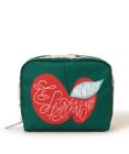LeSportsac SQUARE COSMETIC/LSSタイポグラフィコスメティック