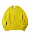 J.PRESS MEN 【J.PRESS ORIGINALS】SHETLAND WOOL SHAGGY MOULINET COLOR SADLE CARDIGAN / JAPAN MADE