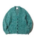 J.PRESS MEN 【J.PRESS ORIGINALS】SHETLAND WOOL SHAGGY MOULINET COLOR SADLE CARDIGAN / JAPAN MADE