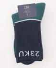 23区GOLF 【WOMEN】カラーブロック レギュラーソックス