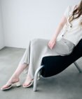 uncrave ライトダブルサテン バイアススカート