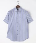 JOSEPH ABBOUD 【清涼・リネンブレンド】コットンリネン ボイルコード　半袖 シャツ