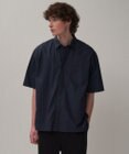 ATON SUVIN BROAD | ウォッシュハーフスリーブシャツ - UNISEX