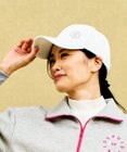 23区GOLF 【WOMEN】取り外し可能なリボンで印象をチェンジ！アタッチリボンキャップ