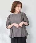 ANY 【抗菌防臭/速乾/手洗い可】エニィファンクション パフスリーブブラウス