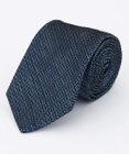 J.PRESS MEN 【KUSKA×J.PRESS ALL HANDMADE GRENADINE COLLECTION】インディゴブルー無地 ネクタイ