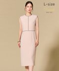 BEIGE， 【L-size・セットアップ対応】CINDY / クルーネックドレス