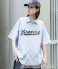 WEGO 【ユニセックス着用ITEM】別注MLBストライプグラフィックシャツ（SS）