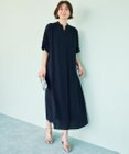 自由区 L 【定番人気・新色追加・1枚でサマになる】リヨセルポプリンシャツ ワンピース