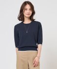 J.PRESS LADIES S BASIC HT COTTON クルーネック ニット