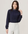 J.PRESS LADIES ウォッシャブルウール タック ドットレース カットソー