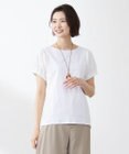 J.PRESS LADIES 【接触冷感・吸水速乾】MULTI EFFECT JERSEY フレンチスリーブ ドルマン カットソー
