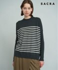 23区 【SACRA】エクストラファインメリノ ボーダーニット