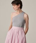 uncrave コットンミラノ ワンショルダー トップス（uncrave WHITE）
