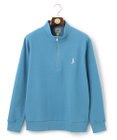J.PRESS MEN 【WEB限定】J刺繍ハーフジップスウェット