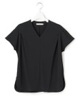 ICB L 【新色追加】スパンプラチナム Vネックカットソー