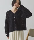 AMERICAN HOLIC 【前後2WAY】レース透かし編みニットカーディガン
