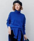 23区 L 【滝沢眞規子さん着用/洗える】ピュアカシミヤ タートルネック ニット