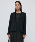 ICB L 【CLASSY.1月号掲載】ルレックスツイード ノーカラージャケット