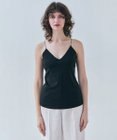 BEIGE， 【洗える・Precious 7月号掲載】ABELIA / コットンVラインカップ付きキャミソール