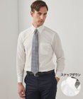 GOTAIRIKU 春夏向け【形態安定】SUMMERPREMIUMPLEATS_スナップダウンカラー _織柄_ 長袖ドレスシャツ(25年モデル)