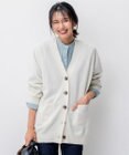 23区 【洗える】ピュアカシミヤ カーディガン